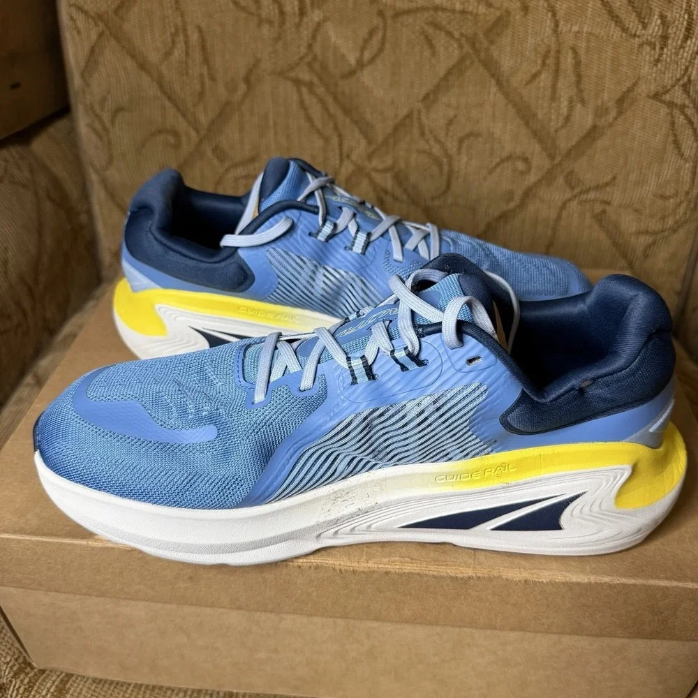 Altra Paradigm 7 Blue Yellow AL0A85N7440 Women's Size 10 Wide Running Shoes